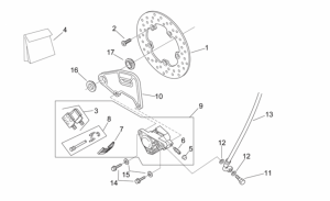 Frame - Rear Brake Caliper
