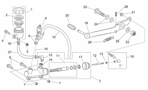 Frame - Rear Master Cylinder