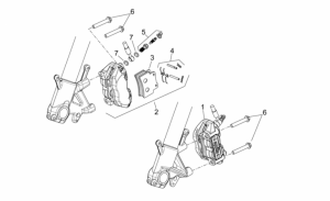 Frame - Front Brake Caliper