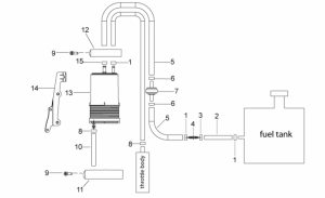 Frame - Fuel Vapour Recover System