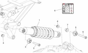 Frame - Rear Shock Absorber