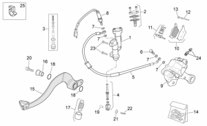 Frame - Rear Brake System
