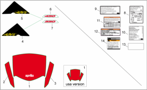 Frame - Plates-Front Body Decals