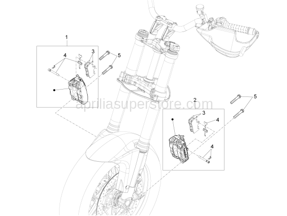 LH front brake caliper