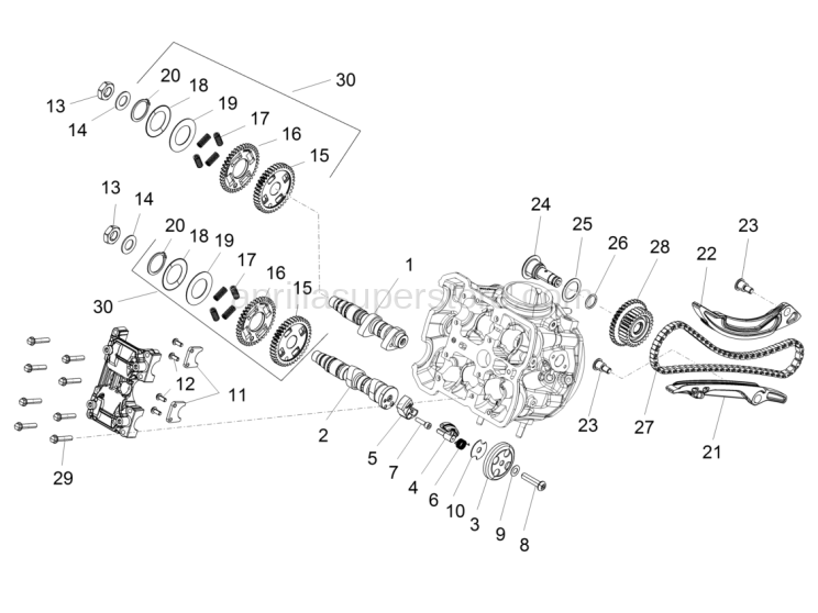 Intake camshaft