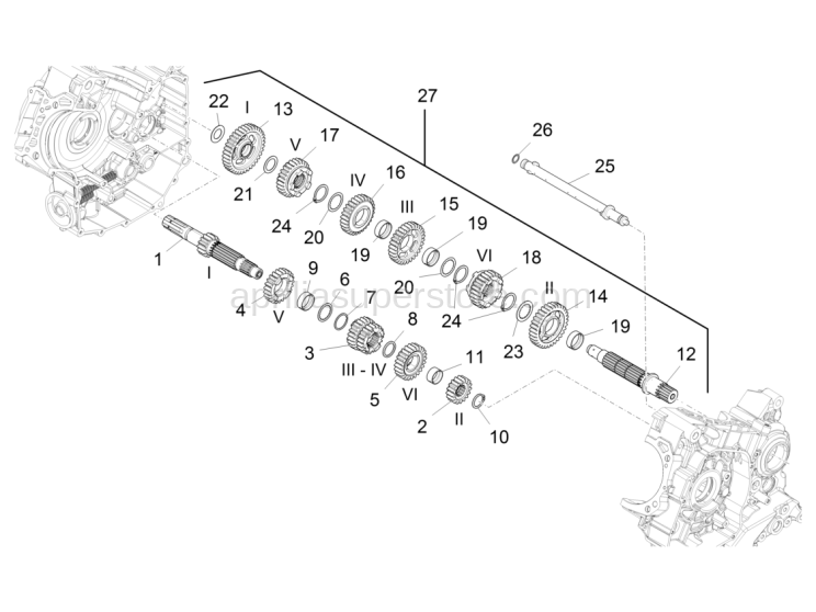 5th pinion gear