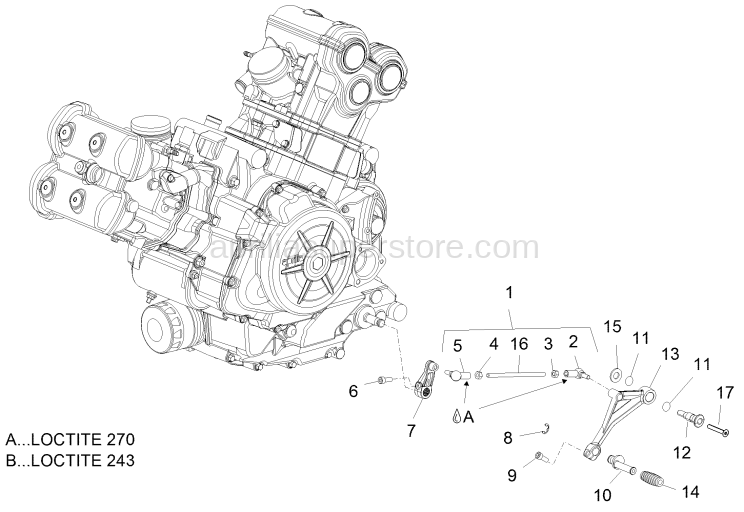 RH ball joint M6