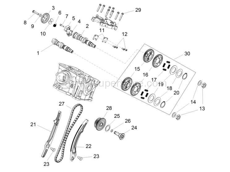 Intake camshaft