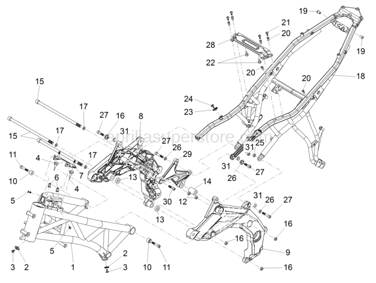 Shock absorber plate