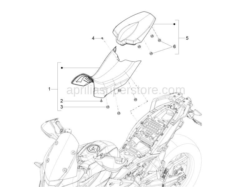 Saddle rubber