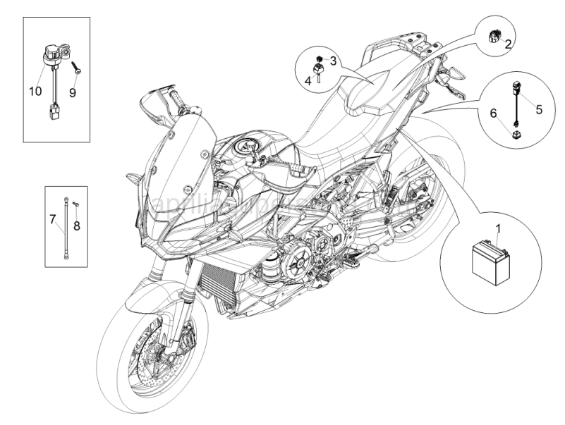 Battery cable massa