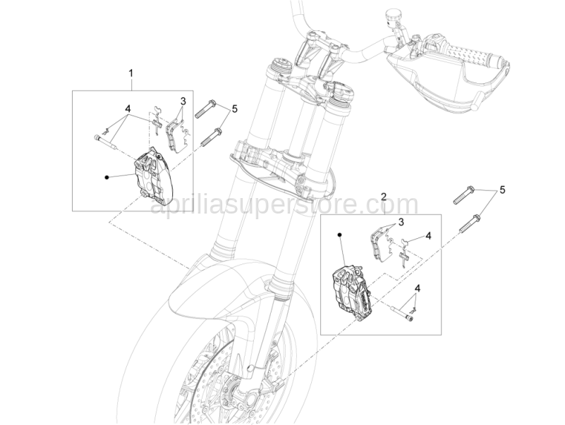 RH front brake caliper