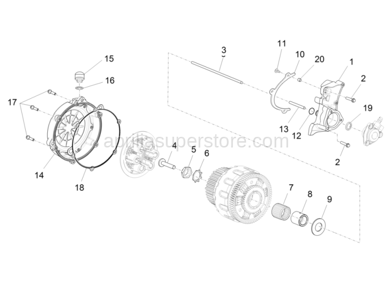 Gasket ring 8x16x7