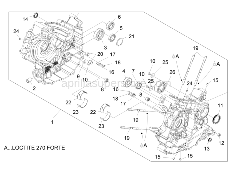 Gasket ring 8x16x7