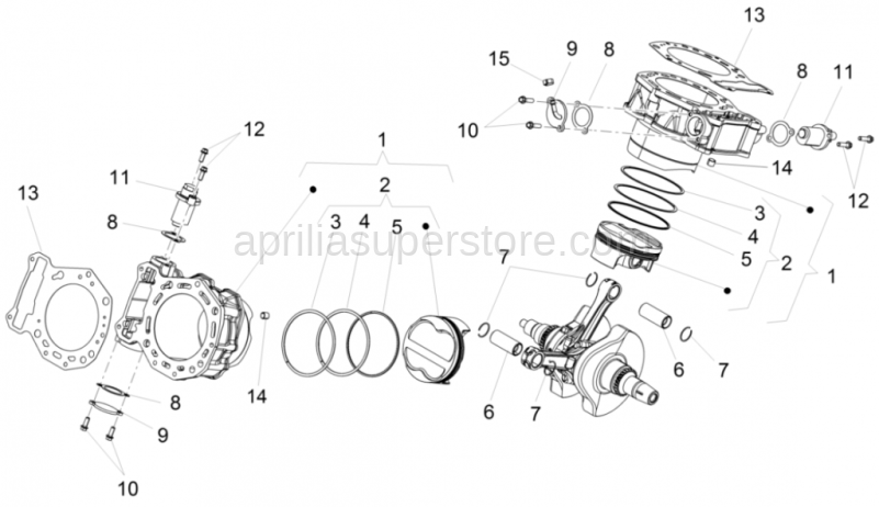 Chain tensioner bracket