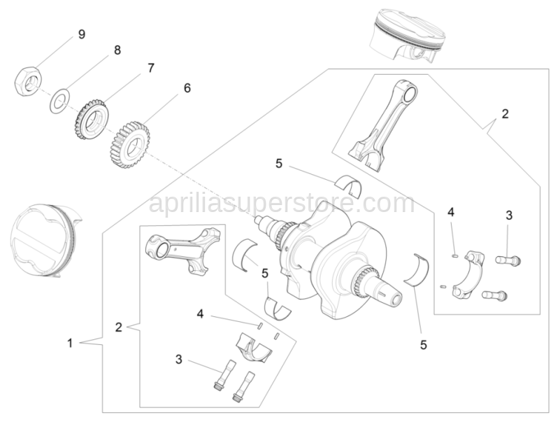 Connecting rod screw