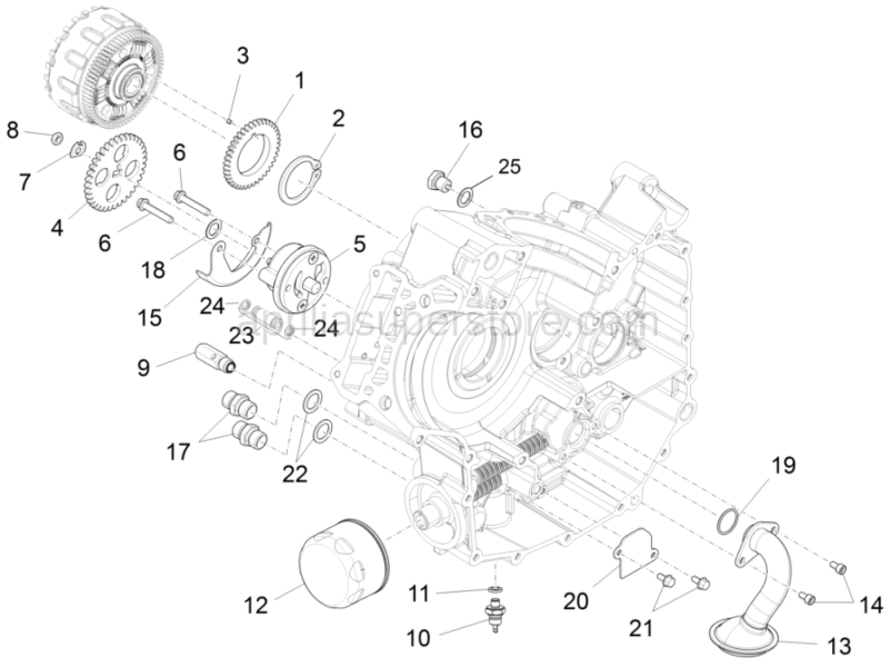 Oil pump assy.