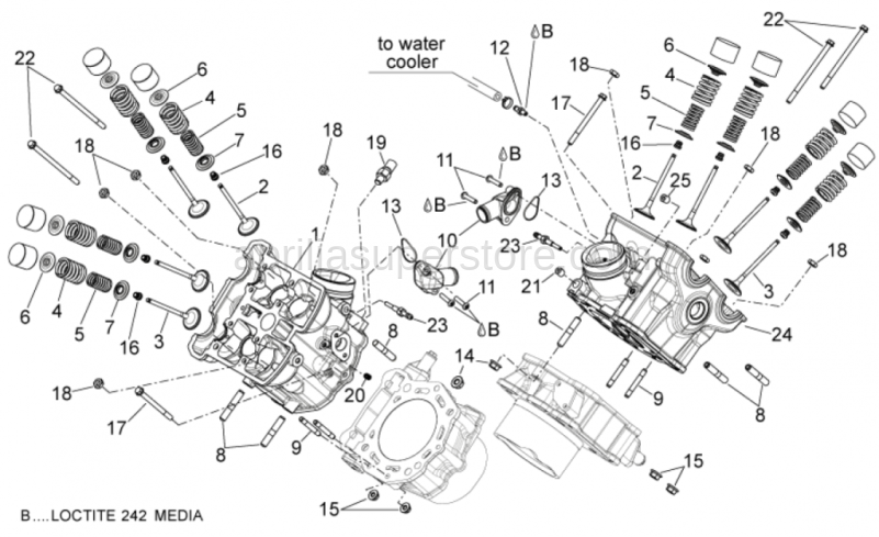 Ext. valve spring