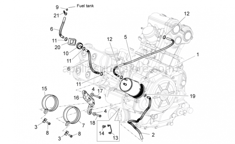 Spring plate M6