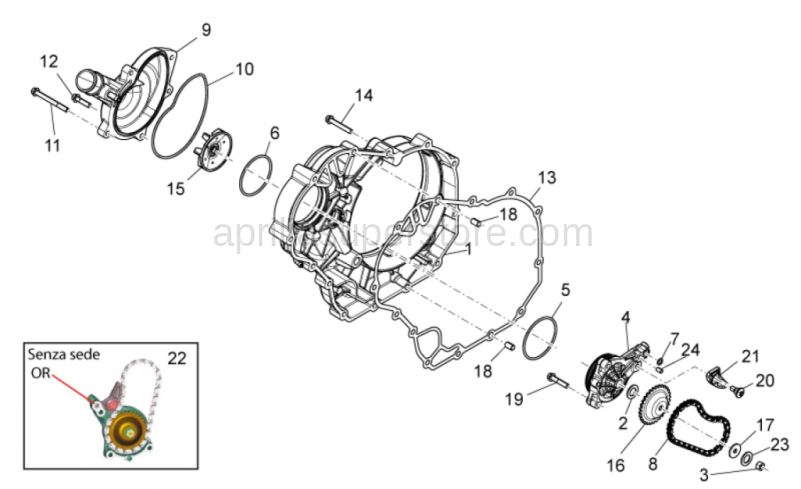 Water pump assy