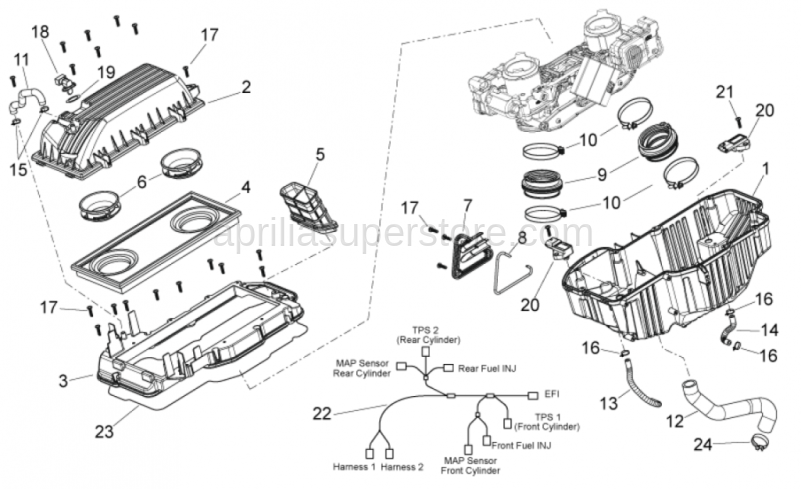 Throttle body hose