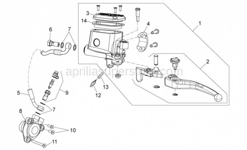 Clutch command cylinder