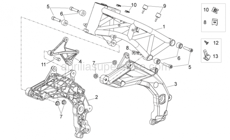 Flanged nut M1