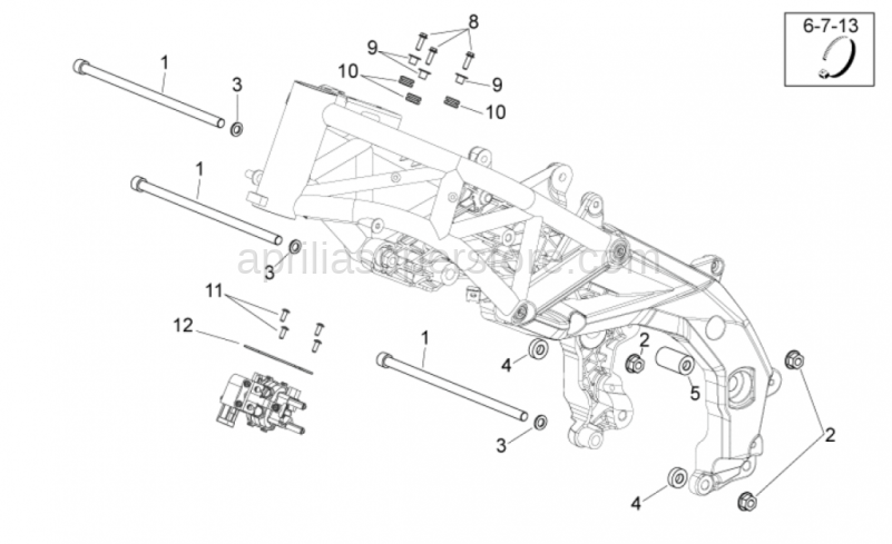 Engine pin