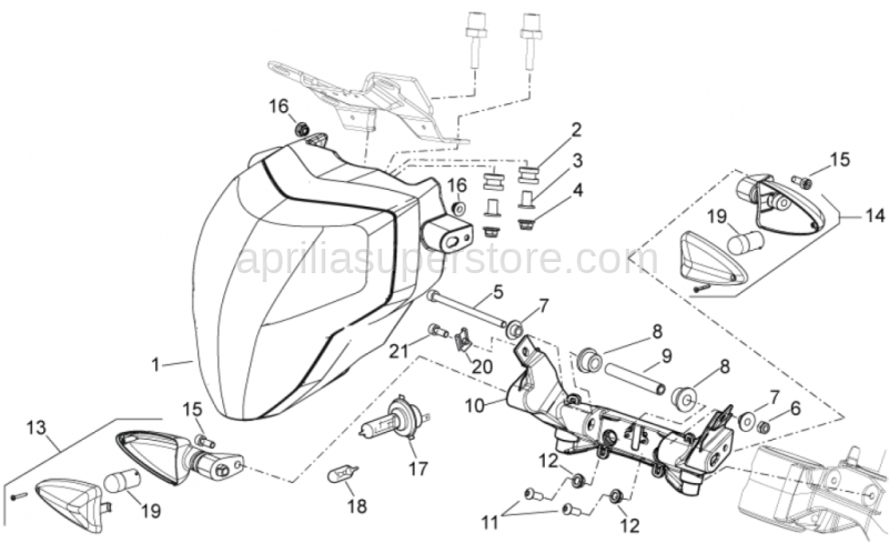 Filter housing rubber