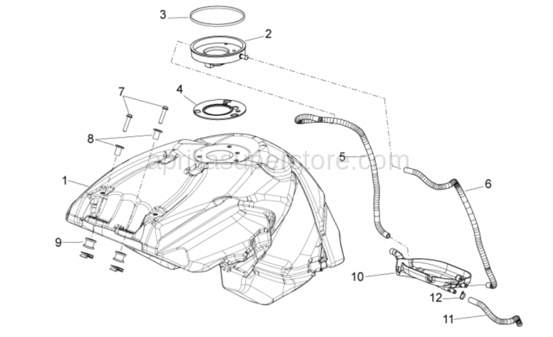 Oil breather pipe D6x11