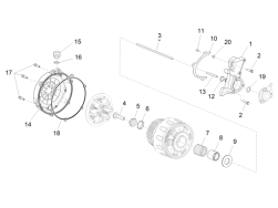 ENGINE - CLUTCH COVER - Spacer