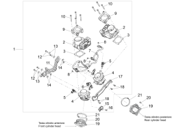 Intake fittings support