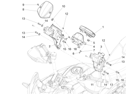 Right instrument panel support