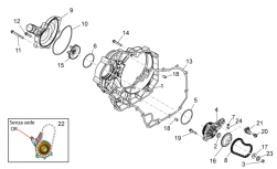 OEM Aprilia Clutch Housing Gasket, LATE BUILD