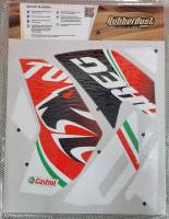 RUBBERDUST DESIGN STUDIO TUAREG 660 GRAPHIC KIT / DECAL KIT - COMPETITION RED - Image 4