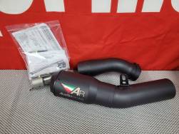Austin Racing Exhaust - Austin Racing GP1R TUONO V4 1100 Black Can / Black Pipe - Image 1