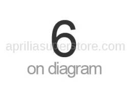 Frame - Central And Rear Body Decal - Aprilia - Screw clip D5,5*