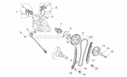 Engine - Rear Cylinder Timing System - Aprilia - INAMOVABLE REAR CAMSHAFT