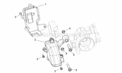 Engine - Throttle Body Protection - Aprilia - Rear fairing