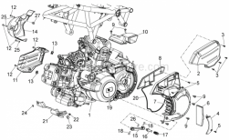 Engine - Engine - Aprilia - Flywheel cover