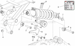Frame - Rear Shock Absorber - Aprilia - Hex socket screw