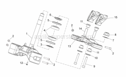 Frame - Steering - Aprilia - Rubber spacer