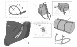 Accessories - Acc. - Various - Aprilia - Rear saddlebag