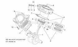 Engine - Crankshaft Ii - Aprilia - Cylinder base gasket