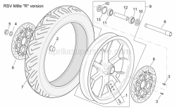 Front RH wheel, outerspacer