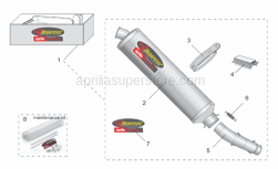 Accessories - Acc. - Performance Parts I - Aprilia - Exhaust pipes spring