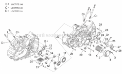 Engine - Crankcases Ii - Aprilia - Ball bearing 16101