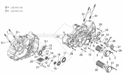 Engine - Crankcases Ii - Aprilia - Ball bearing 16101