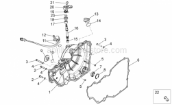Engine - Clutch Cover - Aprilia - Clutch lever return spring