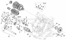 Engine - Gear Box Selector - Aprilia - Flat washer 14X30X1